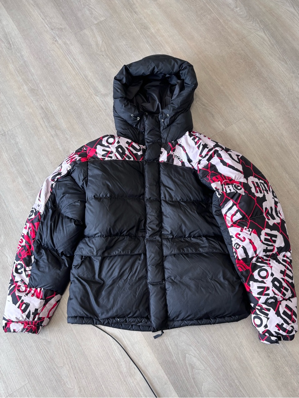 The north face printed himalayan puffer jacket mens size medium